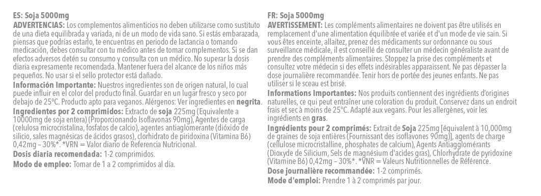 SOYA Isoflavones 5000mg | Supports Hormonal Balance with Vitamin B6 | Potent Daily Formula | Vegan and Vegetarian Friendly | 120 Tablets = 2 Months' Supply | Manufactured in The UK
