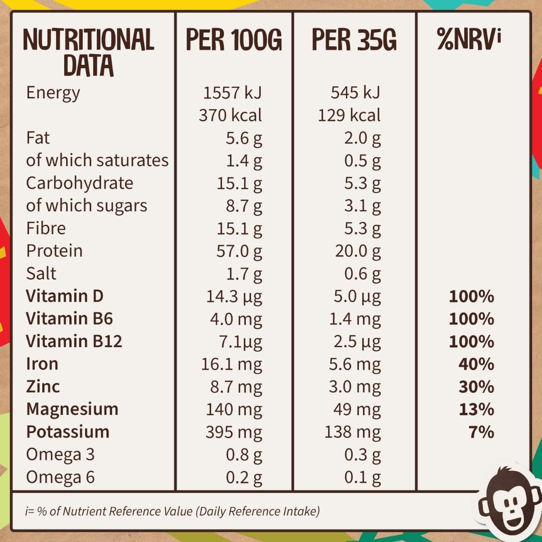 EarthChamp Vegan Vanilla Protein Powder 1 kg | TRYTLION