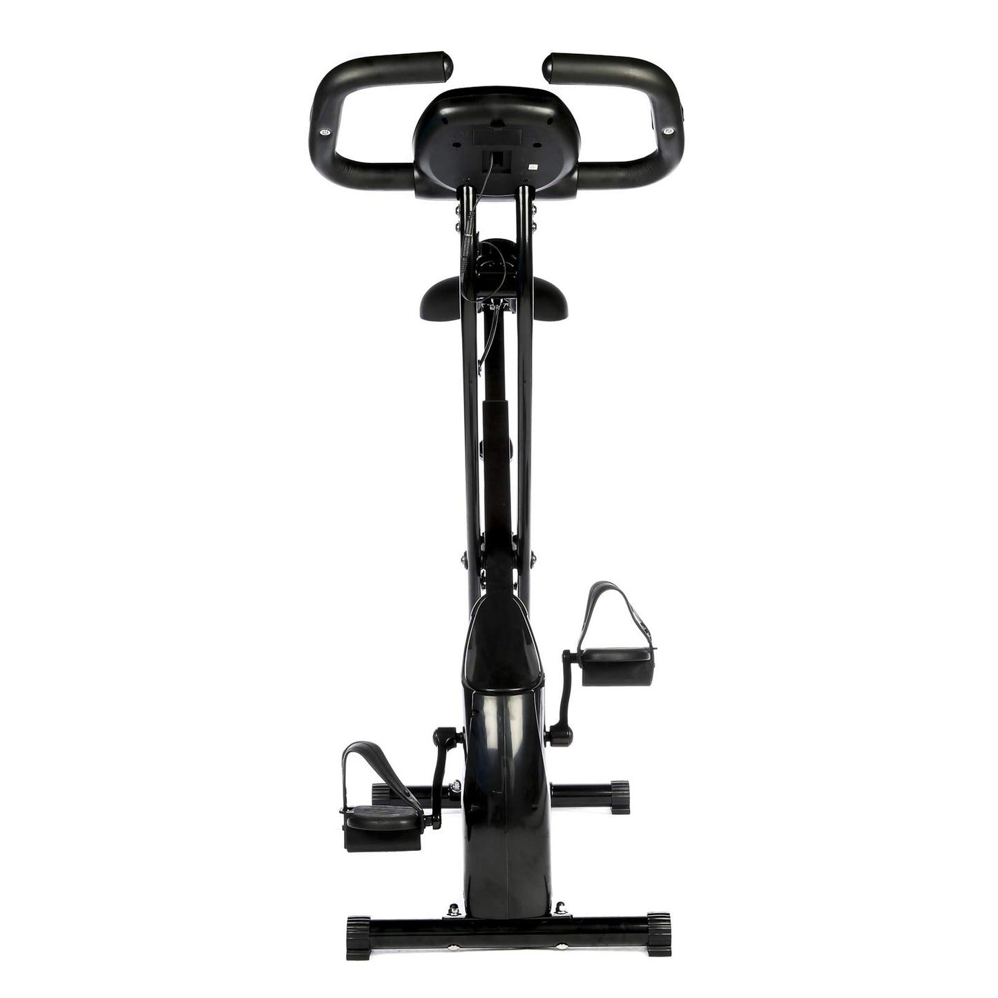 XS Sports B210 Folding Magnetic Exercise Bike - Indoor Fitness Equipment - Stationary Upright Gym Cycle and Foldable Trainer for Home Workout and Cardio