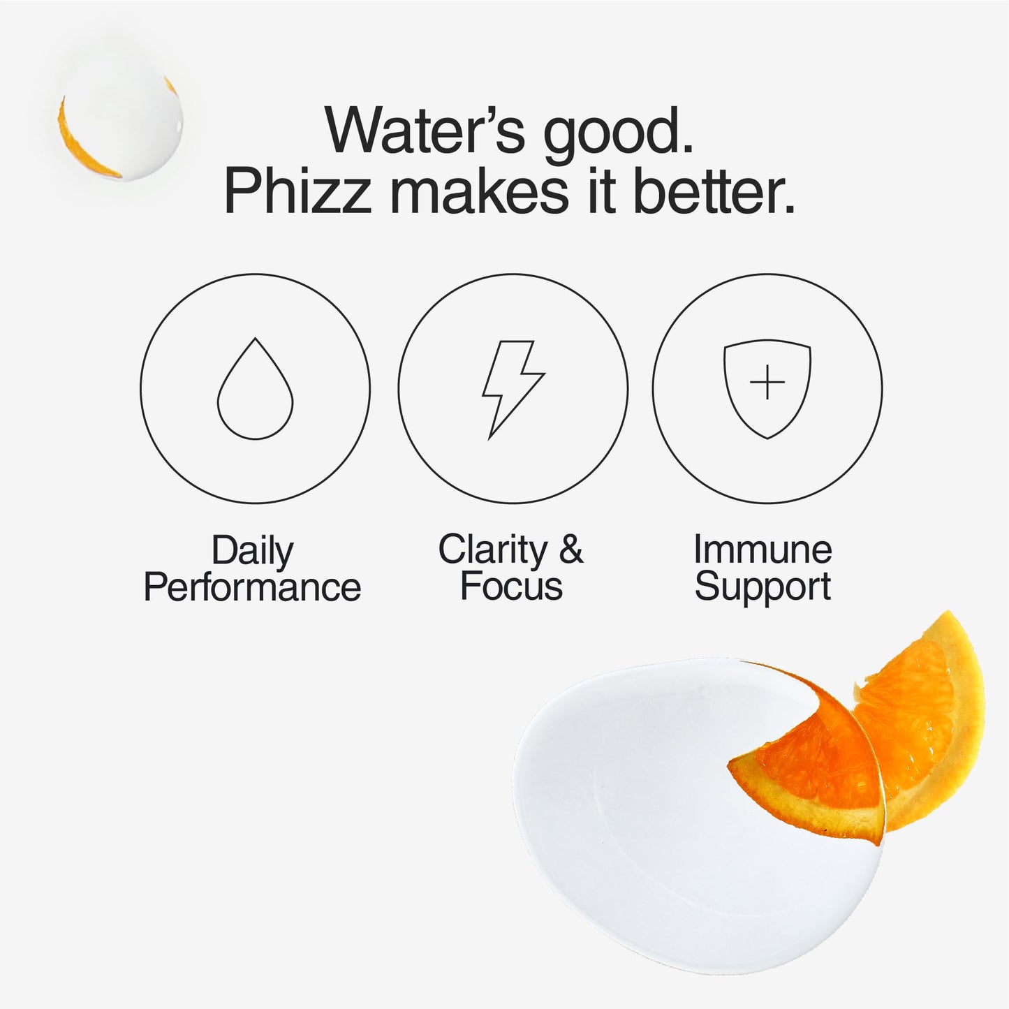 Phizz Electrolytes, Multivitamin & Hydration Tablets - 20 Effervescent Rehydration Electrolyte Tablets - 18 Vitamins & Minerals, Vitamin C, Vegan, Vegetarian & Low Calorie (Orange, 20 Tablets)