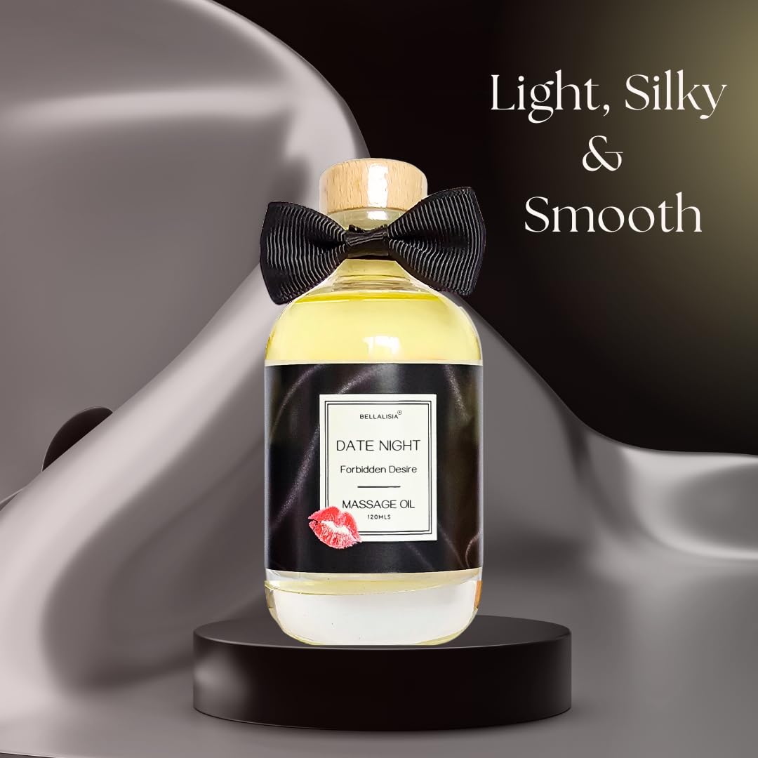 Luxurious Relaxing Massage Oil for Date Night Ideas, Premium Wild Berry Body Oil Perfect for Men & Women as Valentines Day Gifts. Natural Sensual Warming Couples Massage Oils for Relaxation & Fun