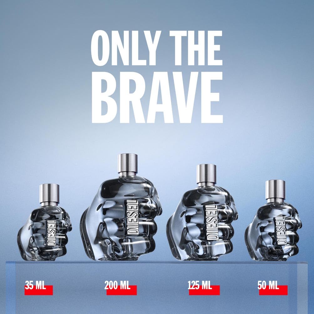Diesel Only The Brave, Eau de Toilette Aftershave, Perfume For Men, The Original Fresh Fragrance, 125ml