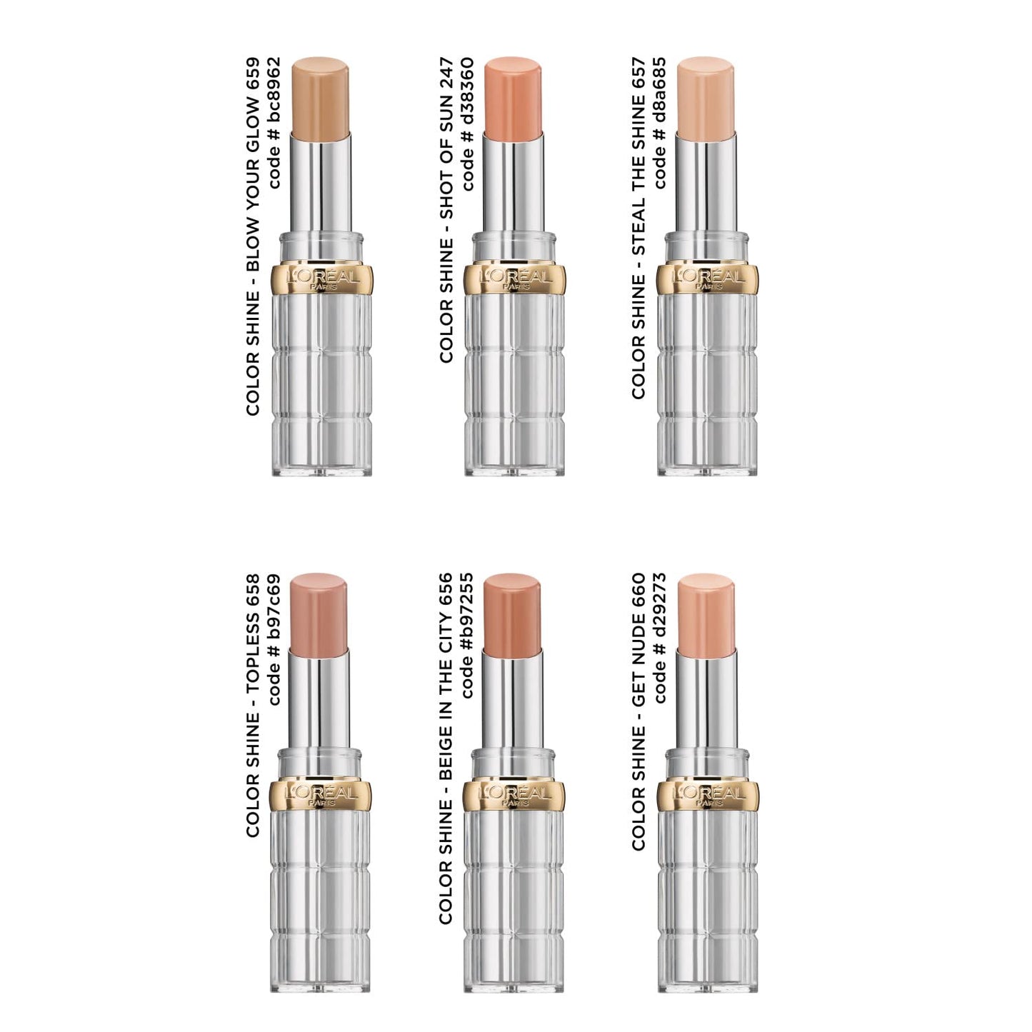 L'Oreal Paris Color Riche Shine Lipstick 658 Topless