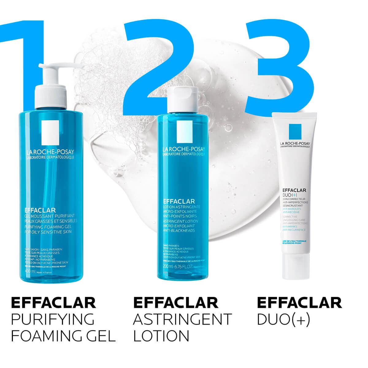 La Roche Posay Effaclar Purifying Foaming Gel for oily sensitive skin 400ml