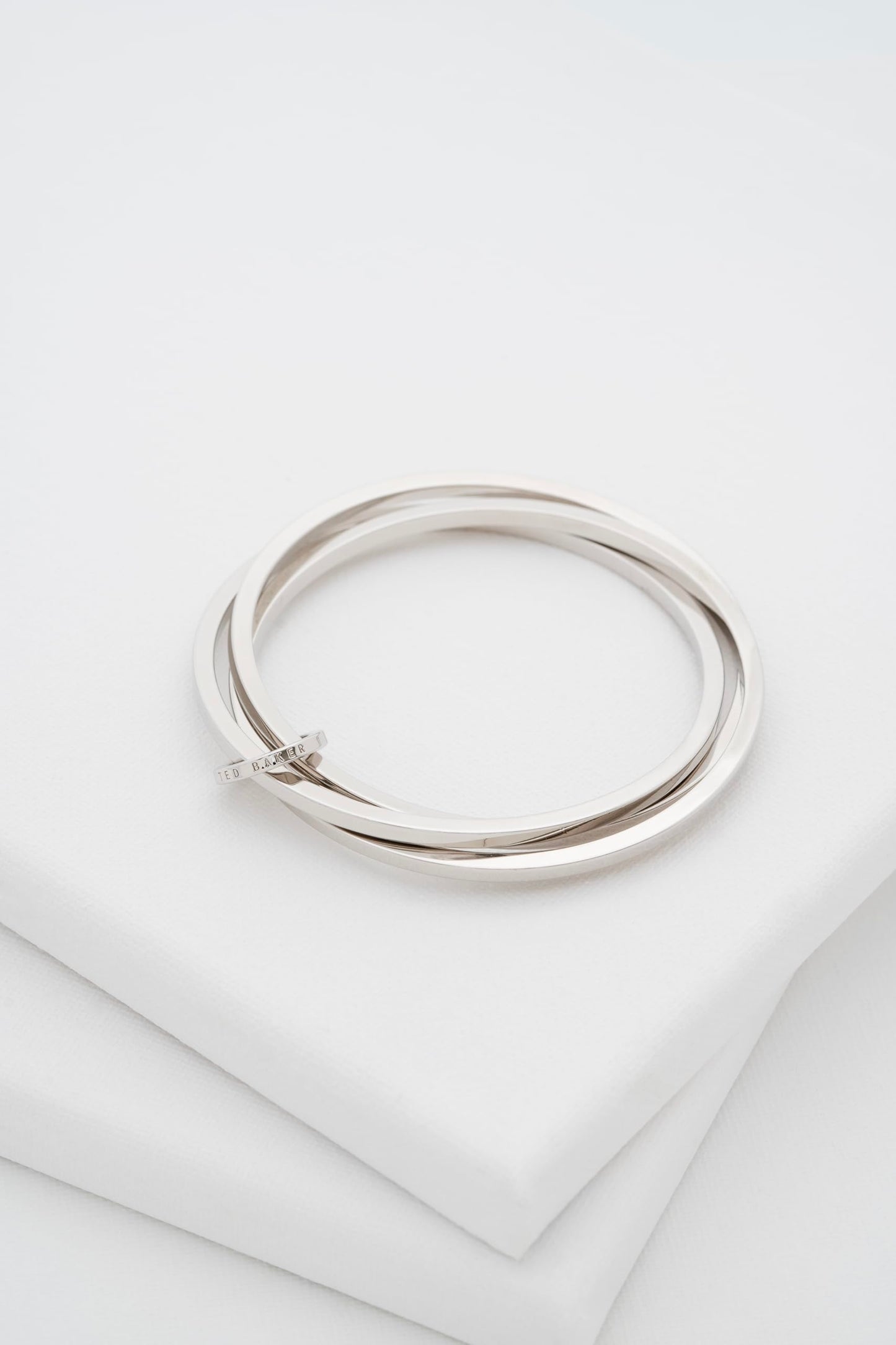 Ted Baker Huulia Multi Hoop Bangle Bracelet For Women (Silver)