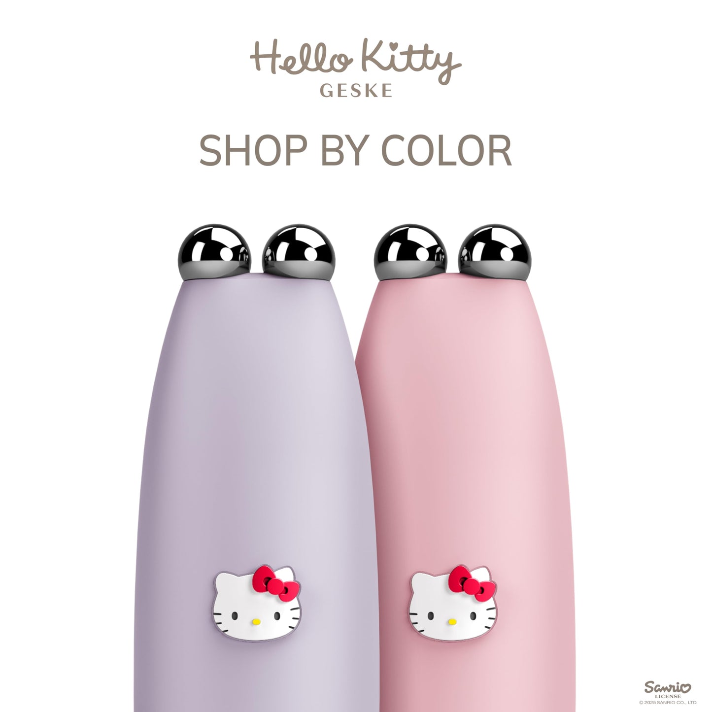 GESKE x Hello Kitty SmartAppGuided™ MicroCurrent Face-Lift Pen | 6 in 1 | Anti-aging device | Instant face lift | Skincare tool | Remove wrinkles for firm & youthful skin | Advanced facial firmer