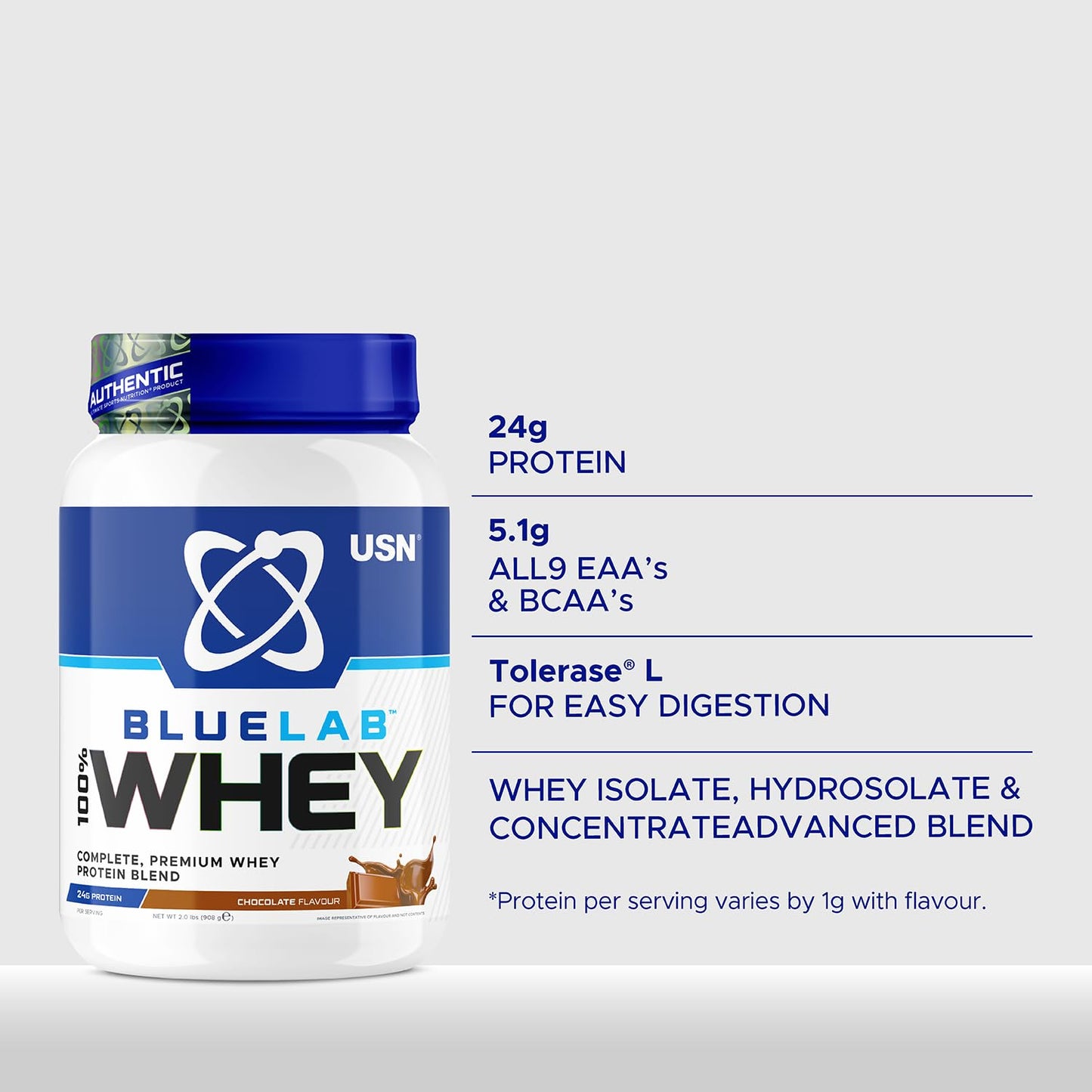 USN Blue Lab Whey Protein Chocolate 2 kg | TRYTLION
