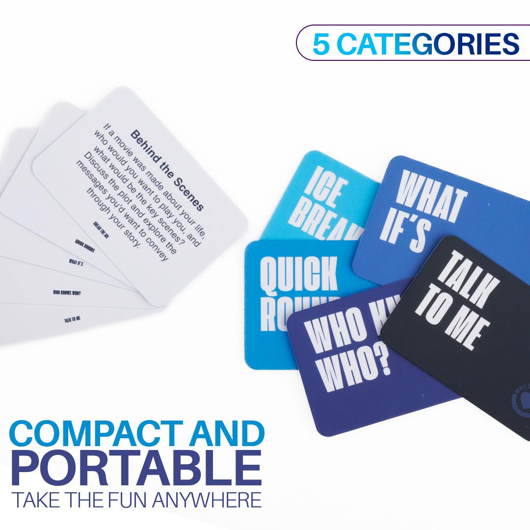 Why Don't We - 240 Conversation Starters for Couples - Get to Know Each Other Better. Fun Conversation Game for Couples, Couples Card Games, Games for Date Night