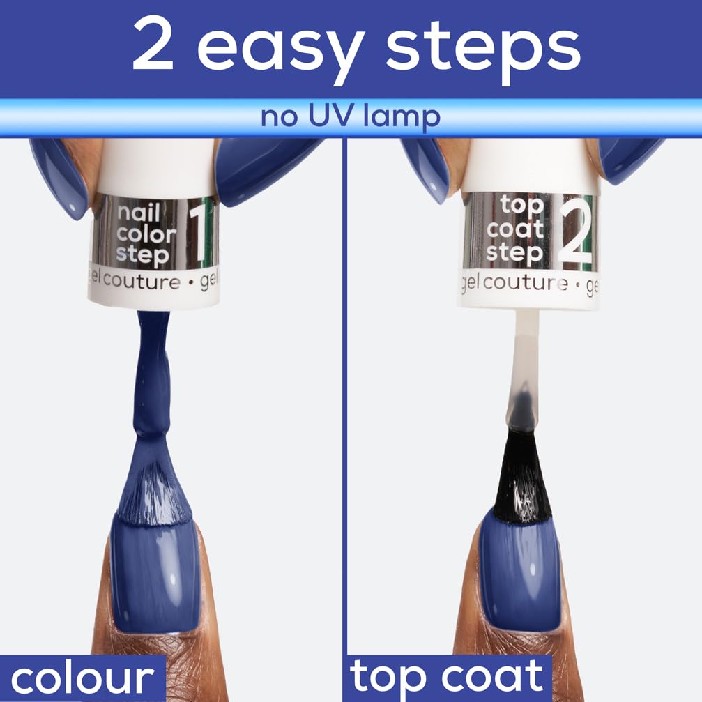 Essie Gel Couture Nail Polish, Lasts Up To 15 Days, Flex.e Gel Technology, No Chipping, Glass-Like Shine, Vegan Formula, 40 Fairy Tailor, 13.5 ml