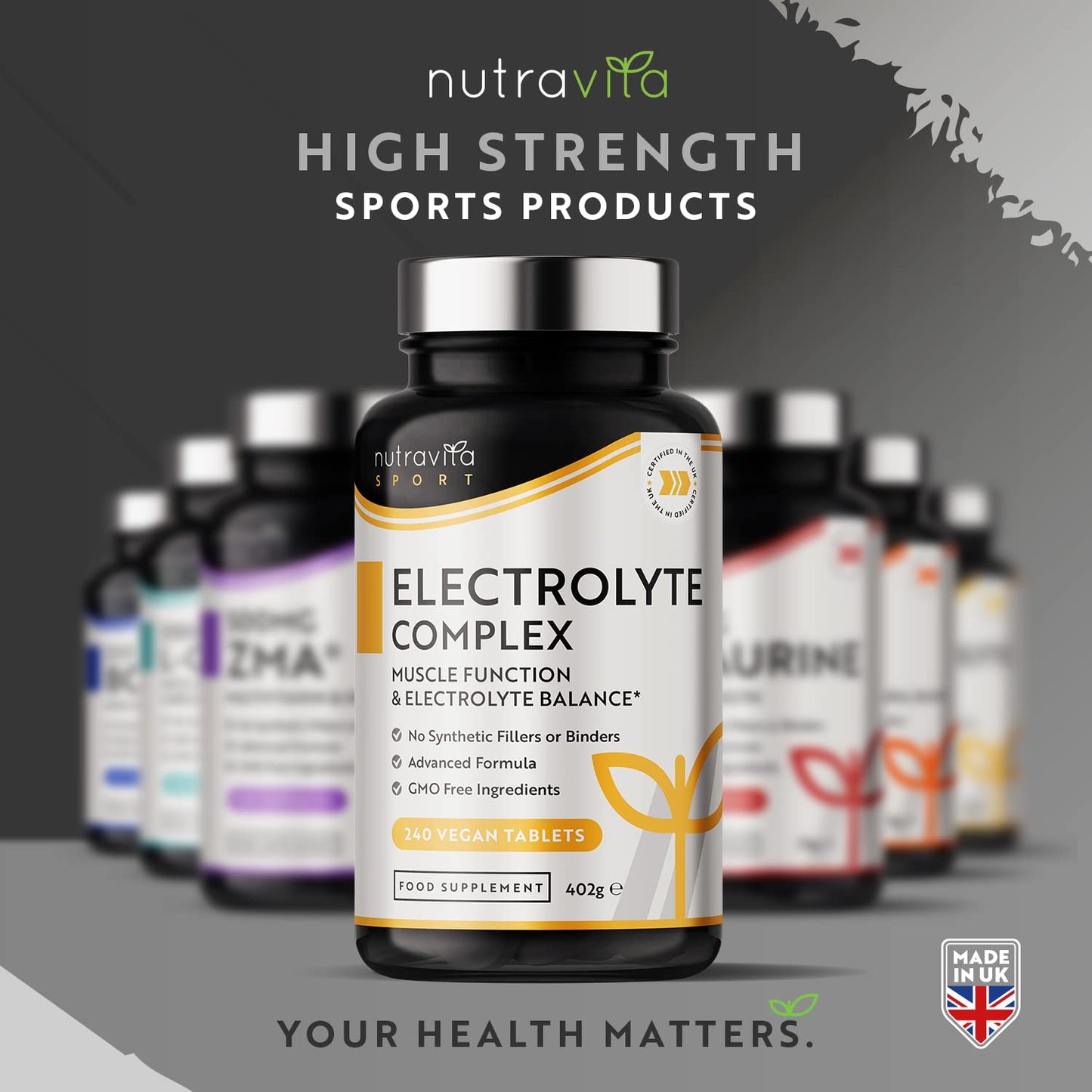 Nutravita Electrolyte Complex 240 Vegan Tablets | TRYTLION