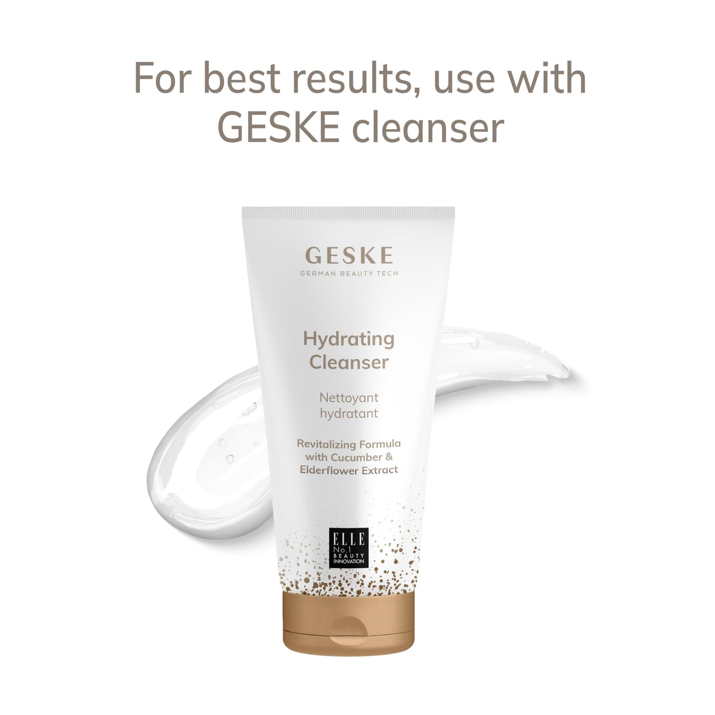 GESKE SmartAppGuided™ Sonic Facial Brush 5 in 1 | vibrating electric facial cleansing brush | soft silicone brush | professional facial cleanser | skin cleanser & exfoliator | face massager