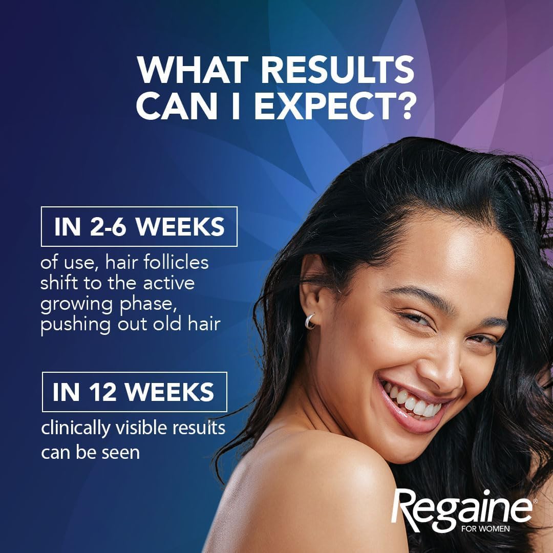 Regaine for Women 5% Minoxidil Extra Strength Scalp Foam for Hair Regrowth (2x 73ml), Scientifically Proven to Help Stop and Reverse Hereditary Female Hair Loss, Revitalise Hair Follicles
