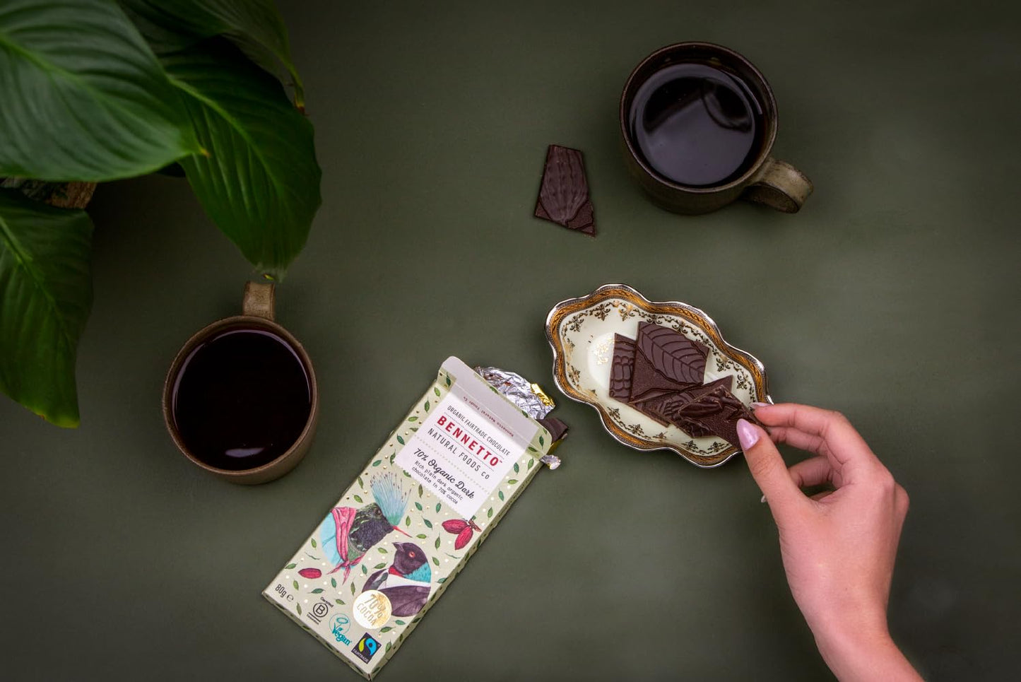 Organic Fairtrade Dark Chocolate – Bennetto 6×80 g Gift Set