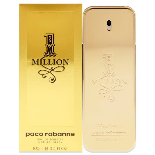 Paco Rabanne 1 Million For Men 3.4 Oz Edt Spray