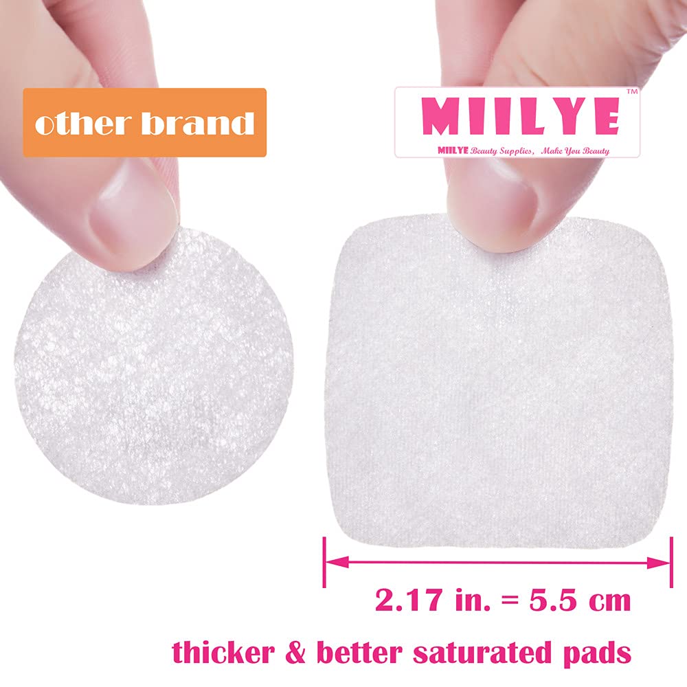 80PCS Nail Polish Remover Pads in Box, Easy to Carry | Instant Removal | Lint Free Nail Polish Wipes for Regular Air-dried Water/Oil Based Nail Polish Soak Off (80 Count (Pack of 1))