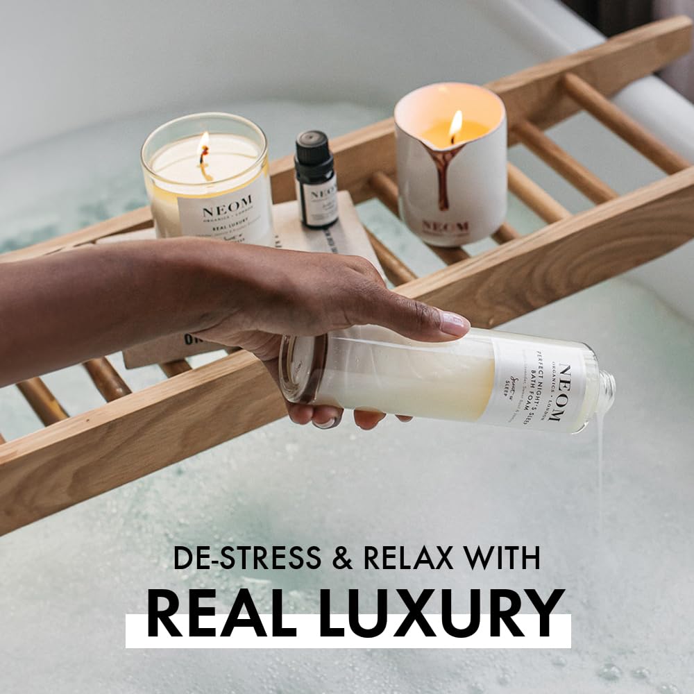 NEOM- Real Luxury Intensive Skin Treatment Candle, 140g | Cocoa Butter & Almond Oil | Lavender & Rosewood Scent | Scent to De Stress