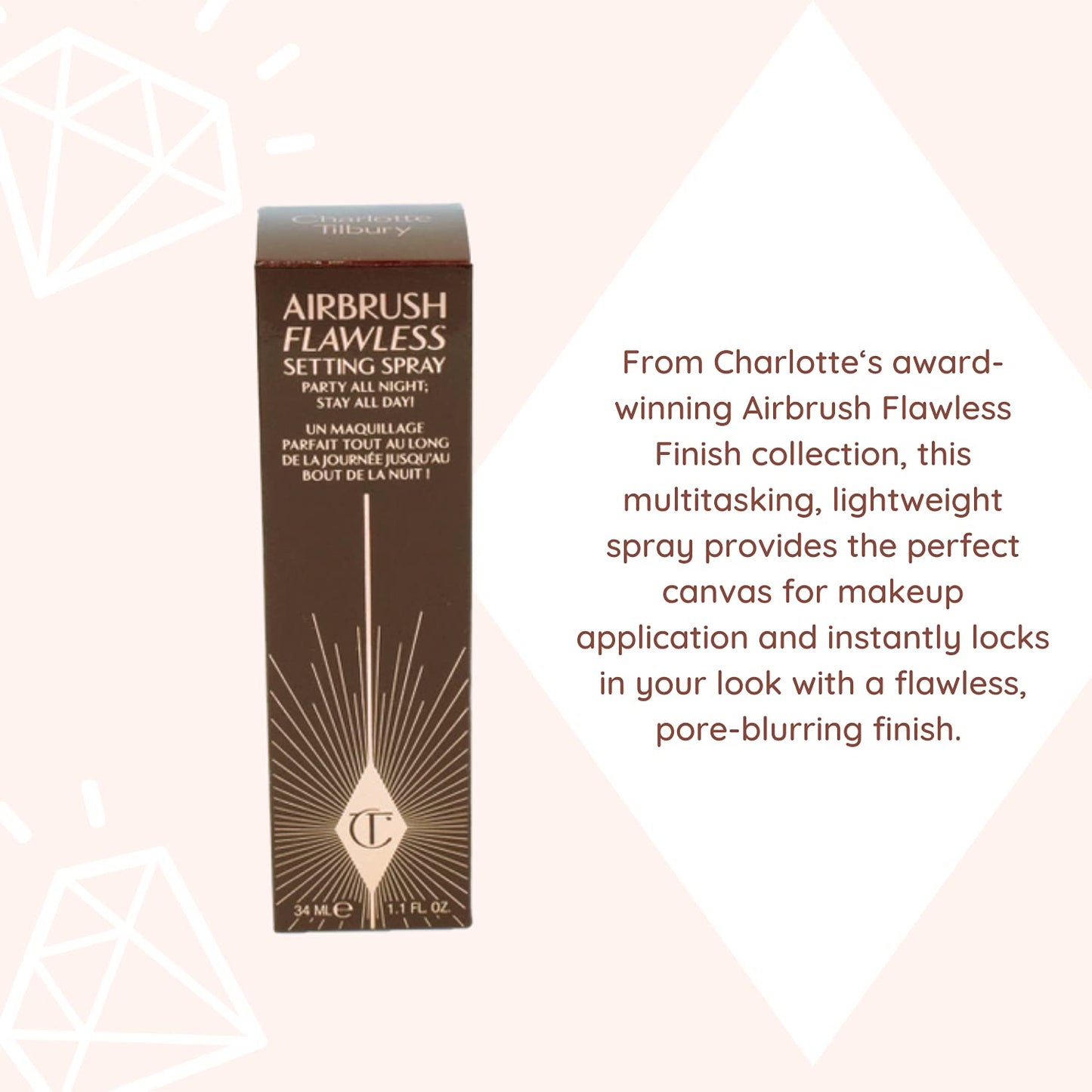 Charlotte Tilbury Airbrush Flawless Setting Spray (34ml)