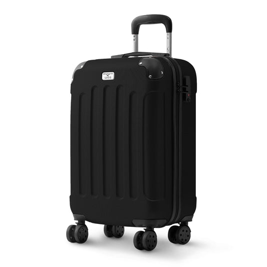LUGG 20 Inch Skywander Lightweight Travel Cabin Bag - Carry On Approved Suitcase, ABS Shell Protection, Water Resistant & Safe Locking System - Easyjet Overhead Compliant (55x20x35cm)