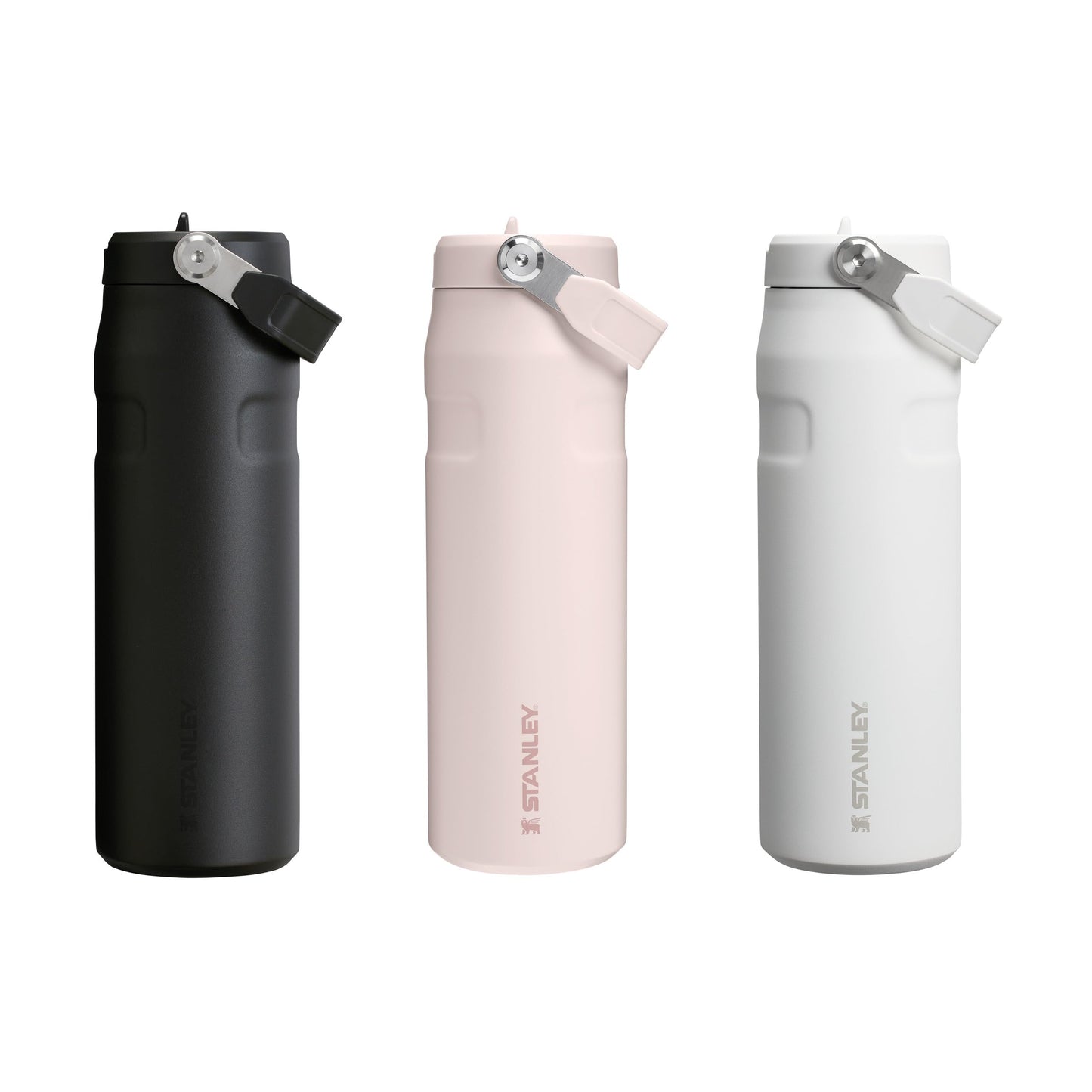 Stanley Flip Straw 2.0 Sports Water Bottle With Straw 0.7L - 10 Hours Cold - 2 Days Iced - Stainless Steel - BPA Free - Leak Resistant - Fits in Cup Holder - Dishwasher Safe - Rose Quartz