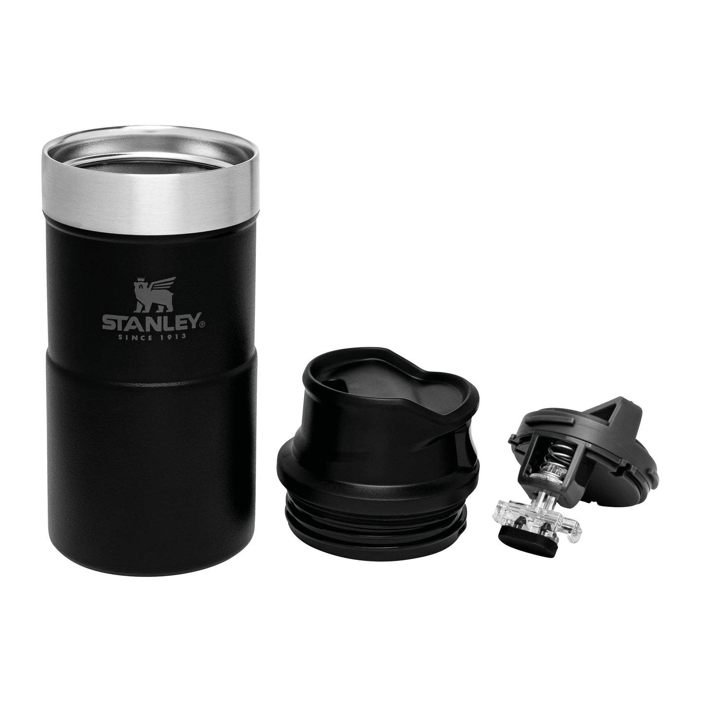 Stanley Adventure Vacuum Beer Stein 0.7L - Travel Mug Keeps Drinks Cold For 7 Hours - Stainless Steel Thermal Cup With Handle - Dishwasher Safe - Matte Black