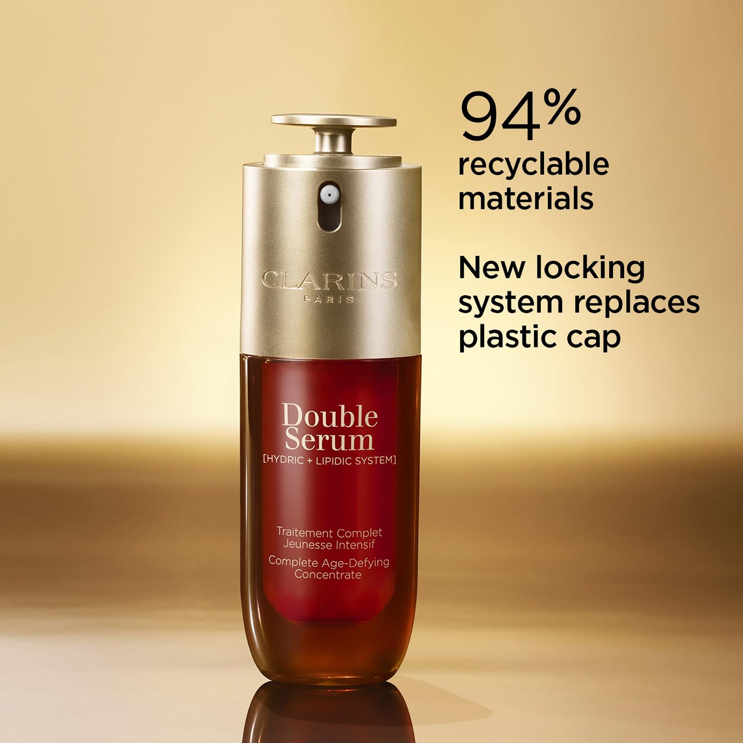Clarins NEW Double Serum | Anti Aging Face Serum | Visibly Firms, Smoothes, Boosts Radiance, and Refines Pores | 24H Hydration | All Skin Types 50ml