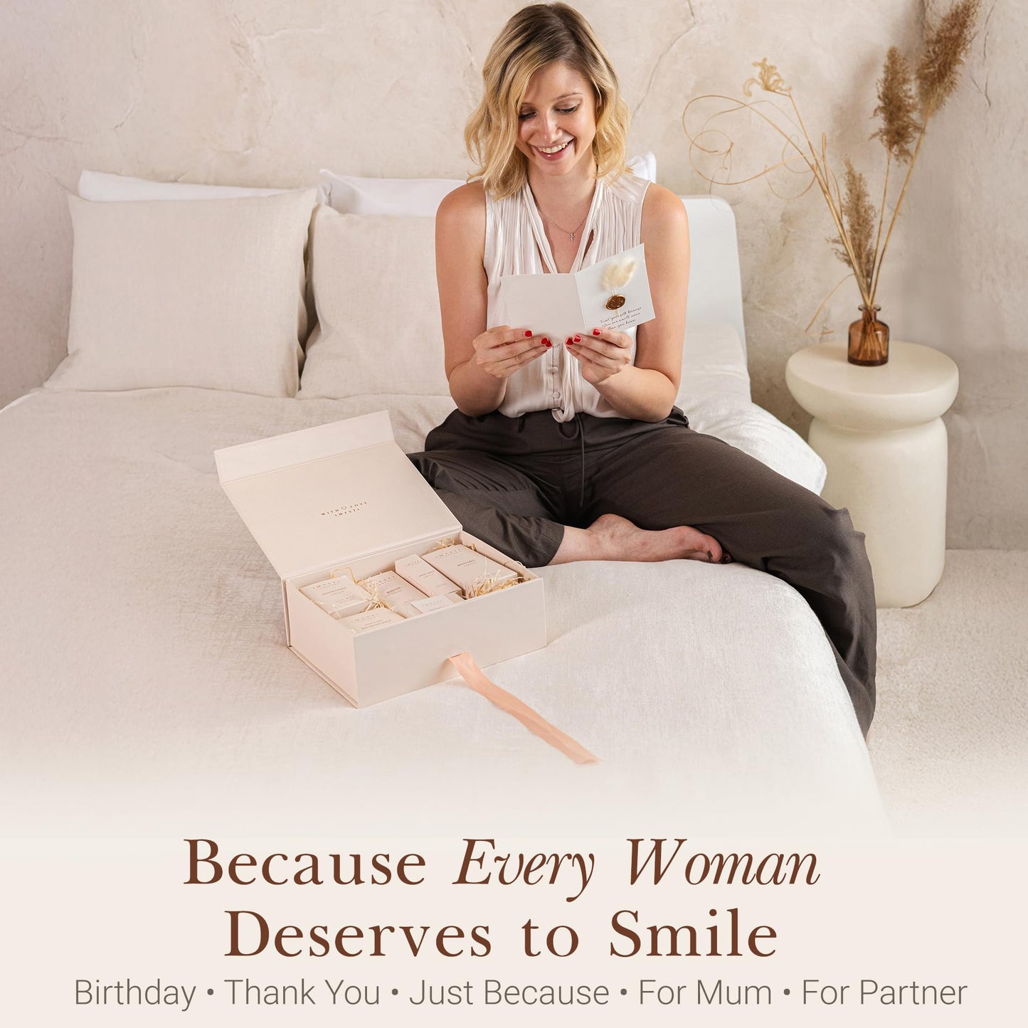 Birthday Pamper Gifts for Women – Luxury Spa Bath Hamper Gift Set (Standard)