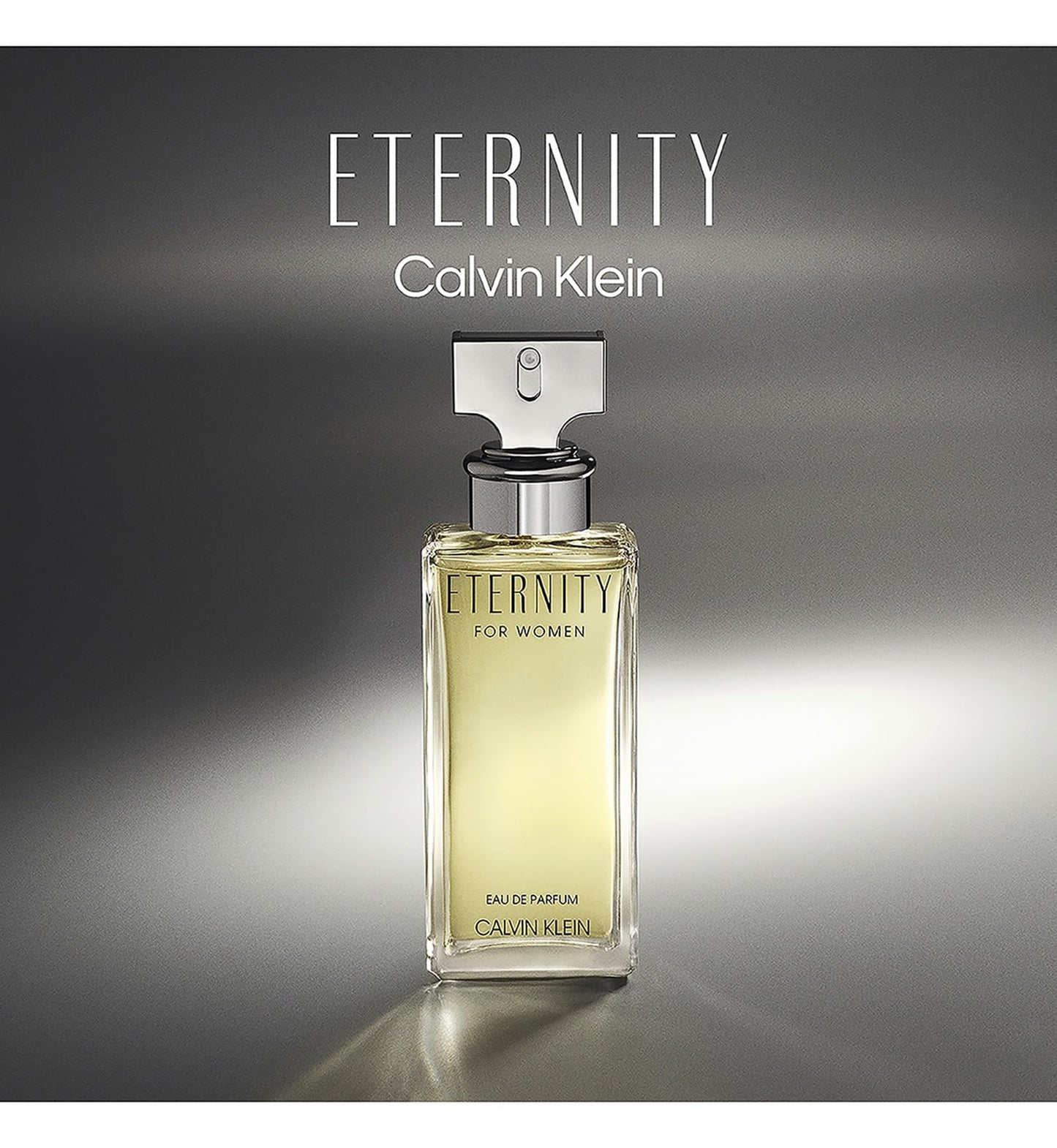 CALVIN KLEIN Eternity - Eau de Parfum for Women - Floral Fragrance with Notes of Bergamot, White Rose and Sandalwood - High Longevity - 100ml