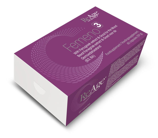 FEMENO 3 Women Supplement | Herbal Supplement with Maca Root, Fenugreek Extract and Tribulus Terrestris | 60 Capsules | by ReAge®