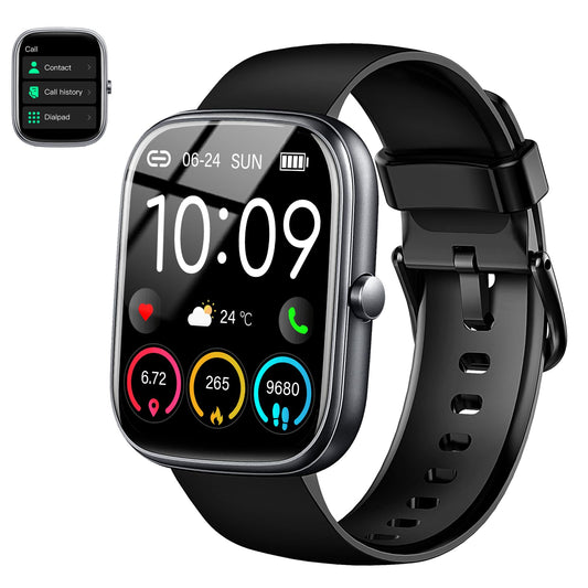 Smart Watch for Men Women Answer/Make Calls, 1.91" Fitness Watch with Heart Rate Sleep Monitor, Step Counter Fitness Tracker, 110+ Sports Activity Trackers IP68 Waterproof Smartwatches for Android IOS