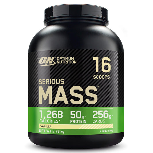 Optimum Nutrition Serious Mass High Calorie Mass Gainer Vanilla – 2.73 kg | TRYTLION