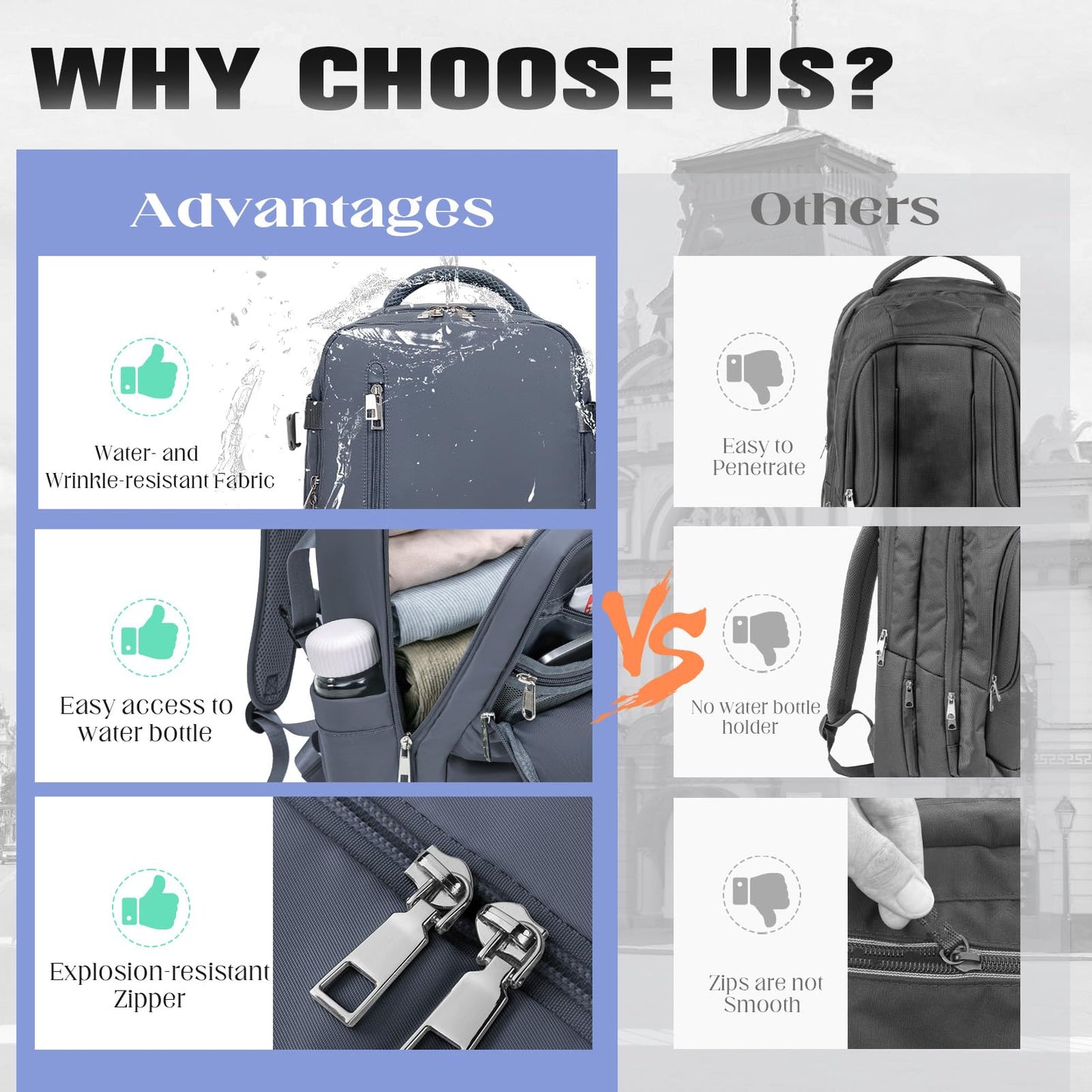 Xkdoai Cabin Bags 40x20x25 for Ryanair, Small Underseat Carry On Travel Backpack Casual Hand Luggage Flight Loptop Bags for Women Men Cabin Size Rucksack