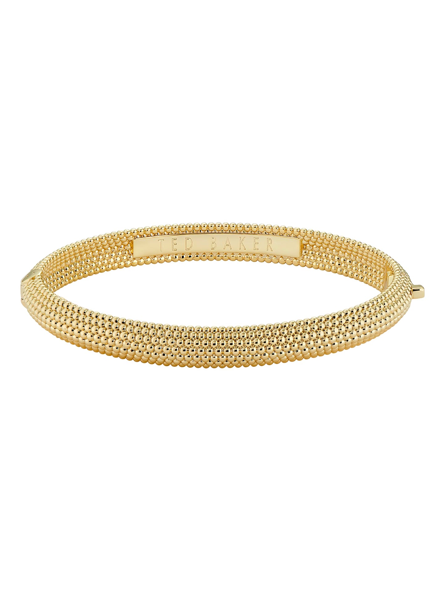 Ted Baker Dotett Dotty Bangle Bracelet For Women (Gold Tone/Plain Metal)