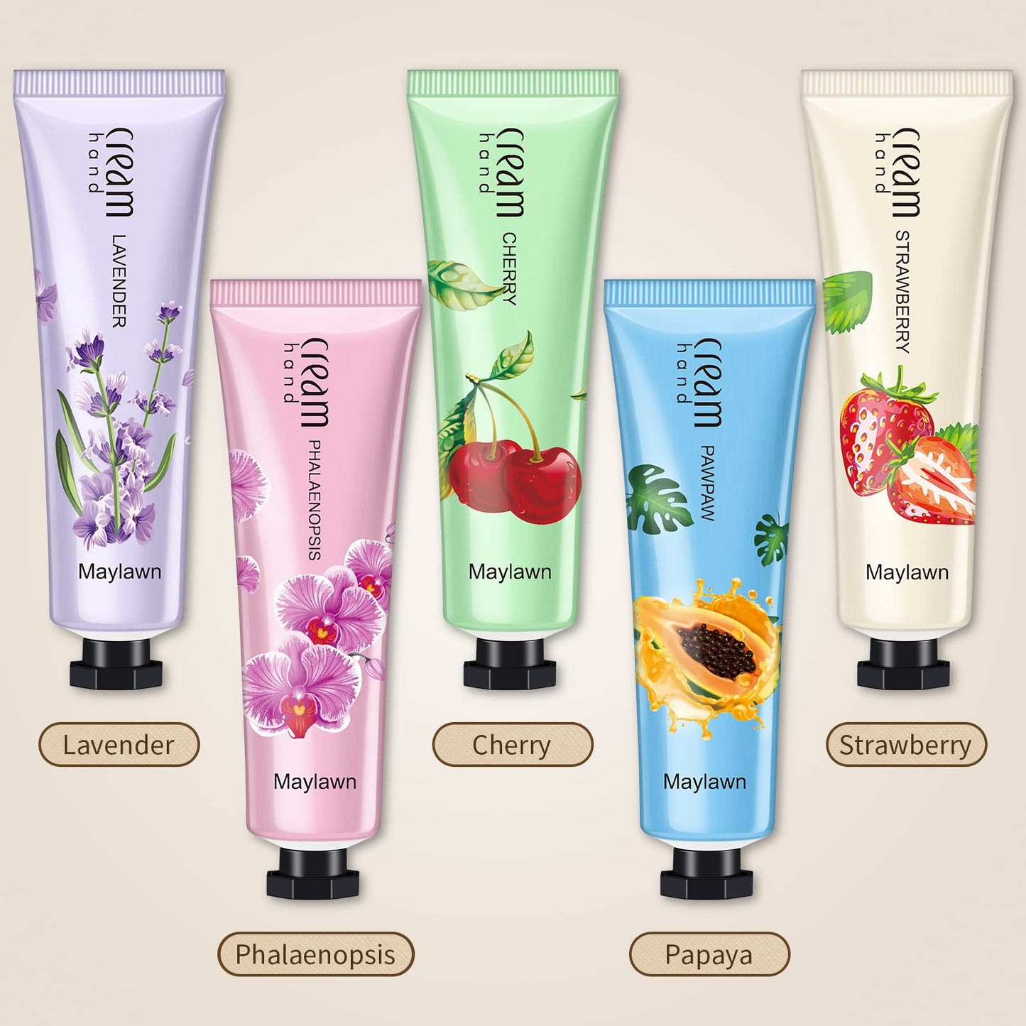 Maylawn Hand Cream Gift Set – 5 x 30ml (Vegan & Cruelty Free)