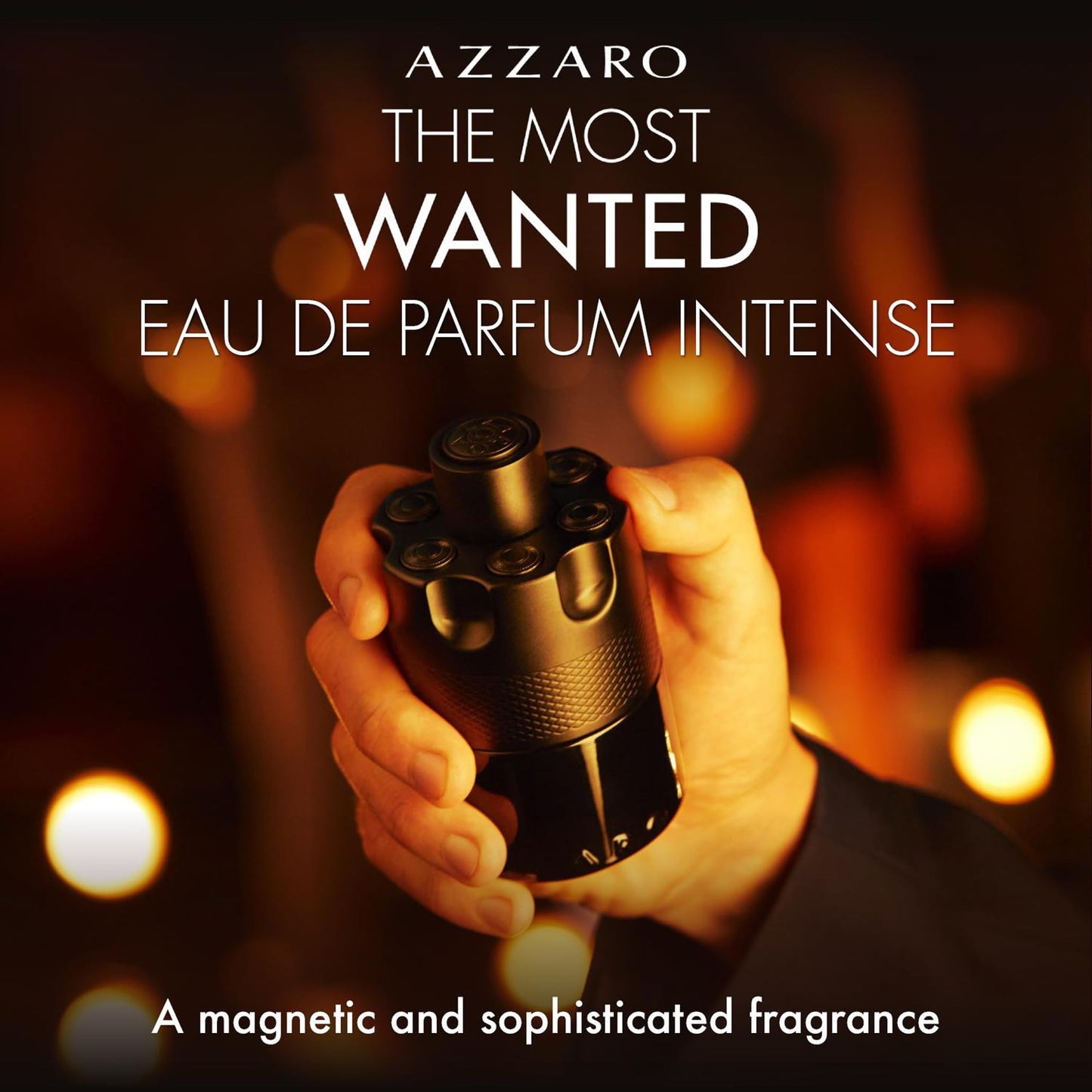 Azzaro The Most Wanted Eau de Parfum Intense, Woody & Seductive Men's Cologne, Ambery & Spicy Fragrance for Date Night, Lasting Wear, Luxury Perfume for Men, 100ml