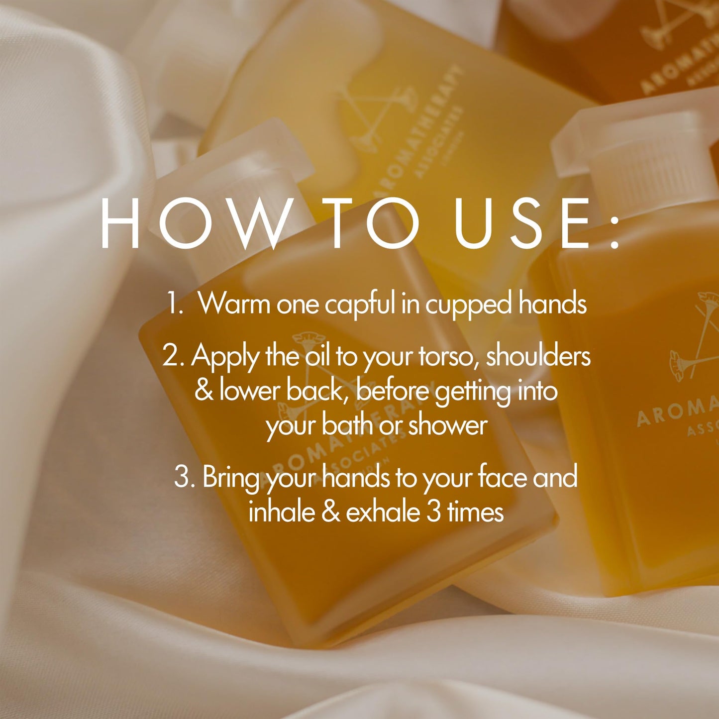 Aromatherapy Associates Essential Bath & Shower Oil Gift Collection (3 Count of 9ml) containing Deep Relax, De-Stress Muscle, Revive Morning, Hand Crafted Natural Blend