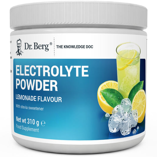 Dr. Berg Zero Sugar Hydration Keto Electrolyte Powder – Lemonade / Raspberry & Lemon (50 Servings)