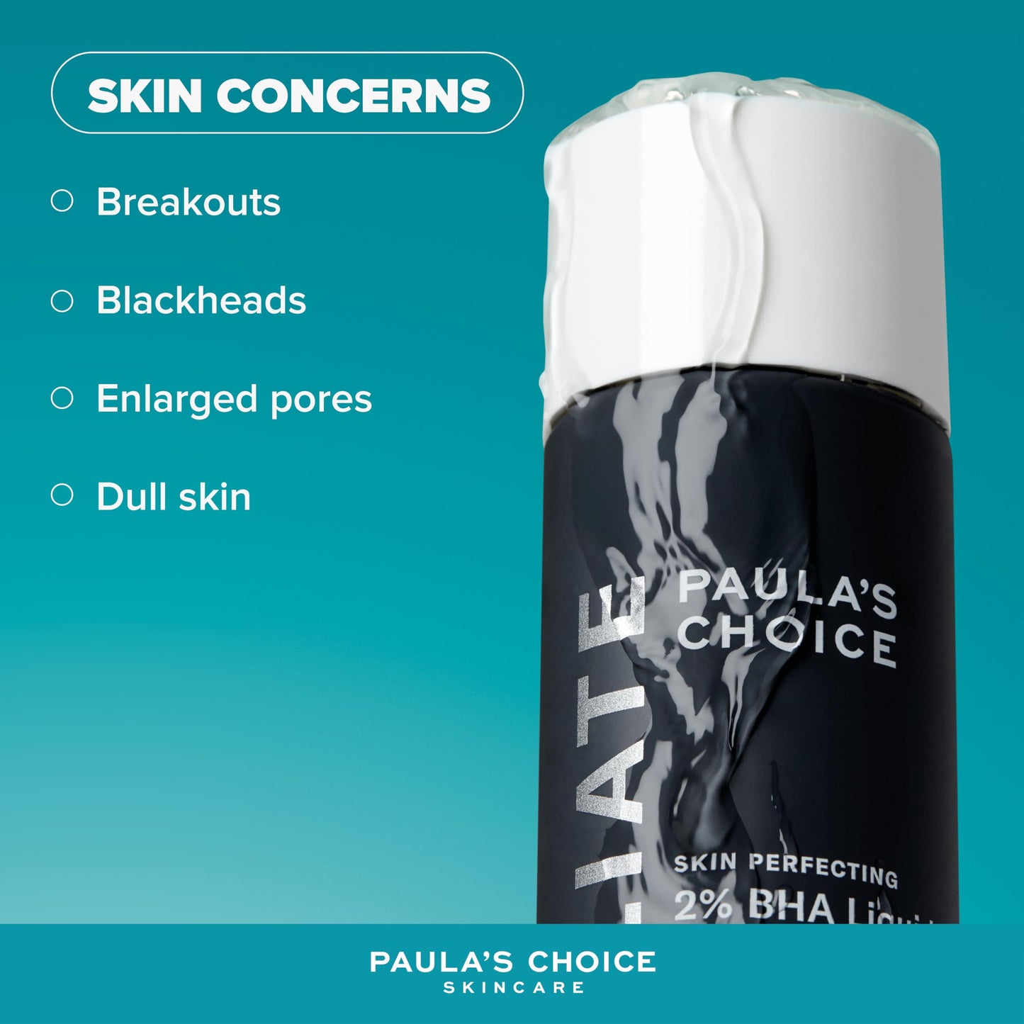 Paula's Choice SKIN PERFECTING 2% BHA Liquid Exfoliant - Face Exfoliating Peel Fights Blackheads & Enlarged Pores - for a Healthy Glow - with Salicylic Acid - Combination & Oily Skin - 118 ml