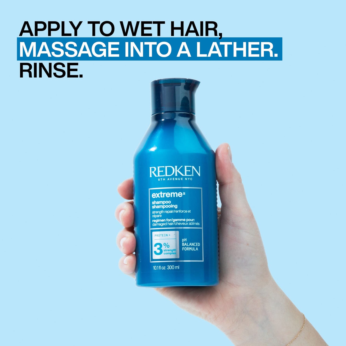 Redken Extreme Shampoo and Conditioner, For Damaged Hair, Repairs Strength & Adds Flexibility