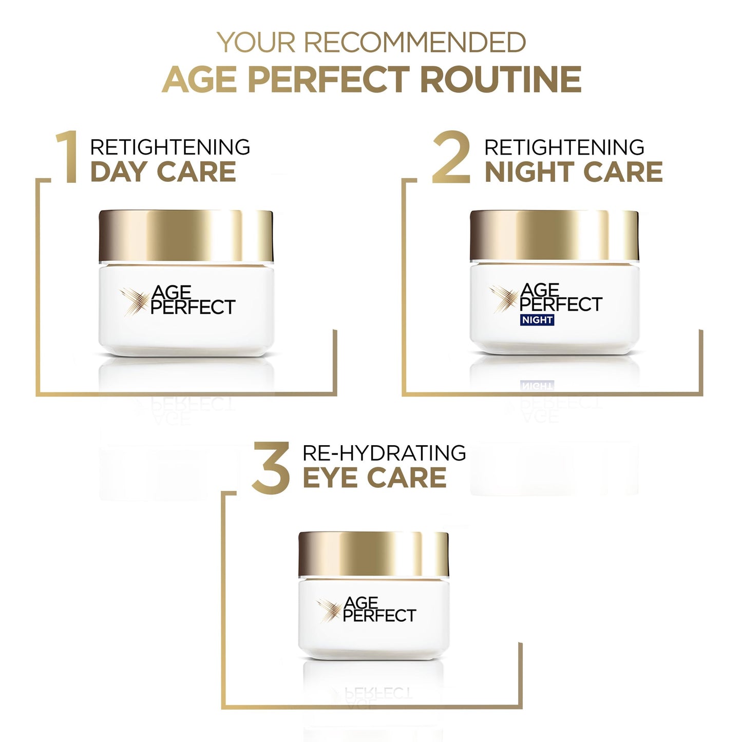 L’Oréal Paris Age Perfect Collagen Expert Retightening Day Cream 50+, Firmer, Supple, Moisturised and Hydrated Skin, Collagen AA Fractions, 50ml