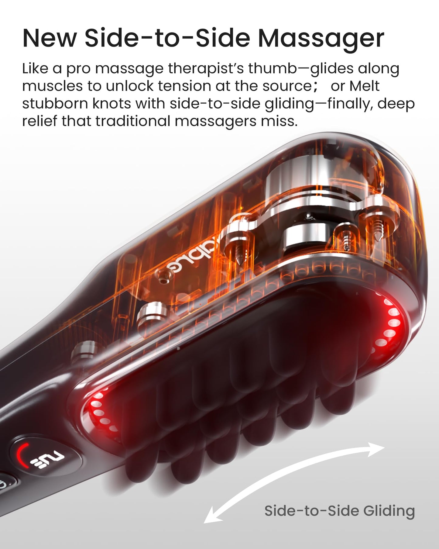 Scalp Massager – 2400 RPM Vibration & Red Light Therapy