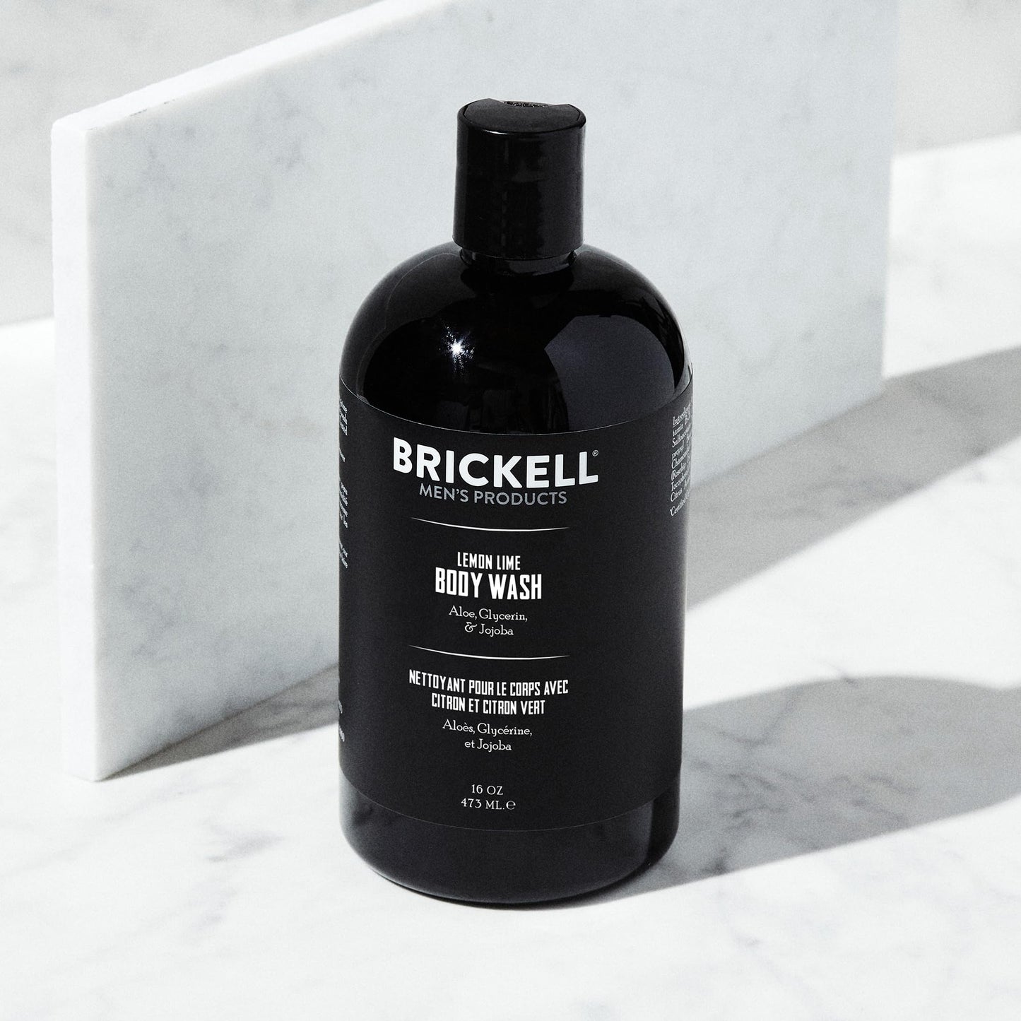 Brickell Men's Invigorating Body Wash for Men, Natural and Organic Deep Cleaning Shower Gel with Aloe Glycerin, and Jojoba Oil, Sulfate Free