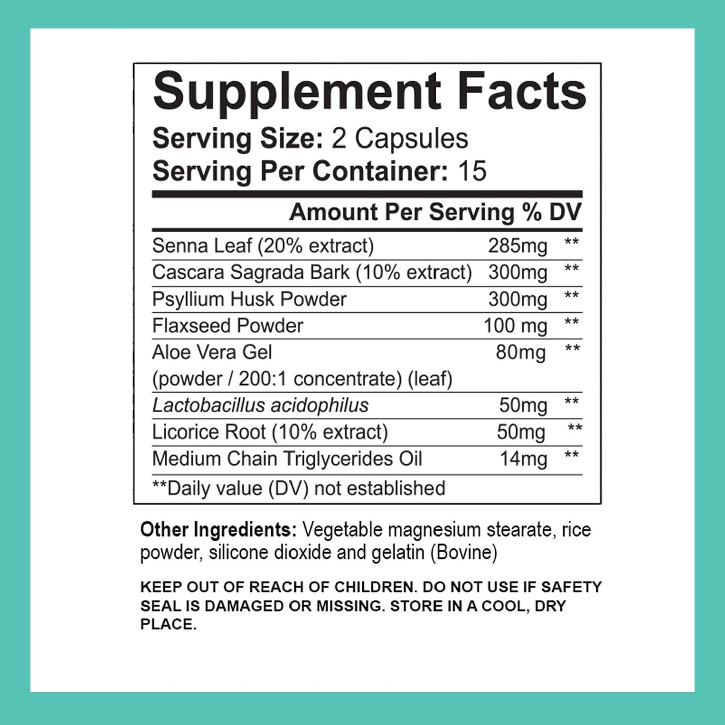 Honor Stone Colon Cleanse 15 Day Detox | Supports Weight Loss | Helps Eliminate toxins | Relieves Constipation & Bloating | Probiotics Support Gut Health | Herbal Stool Softener*
