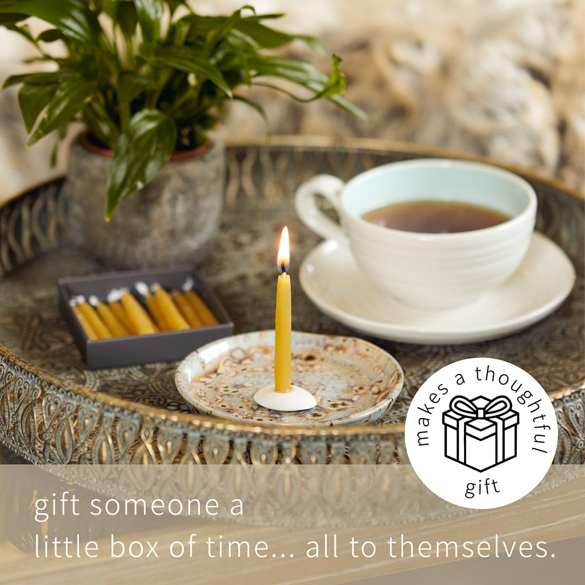 Relaxation Candles. 12 x Twenty Minute Candles with a Ceramic Holder for Relaxation, Meditation, Mindfulness and Well-Being