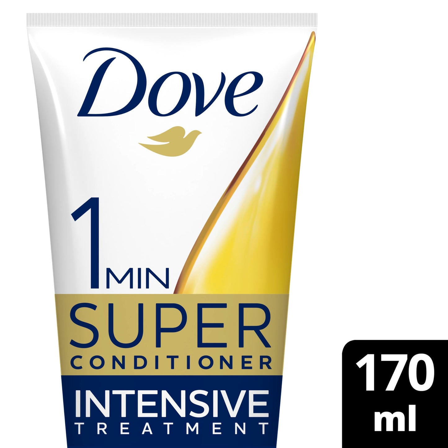 Dove 1 Minute Intensive Treatment Conditioner instantly repairs and stops up to 98% of damage* for damaged hair 170 ml