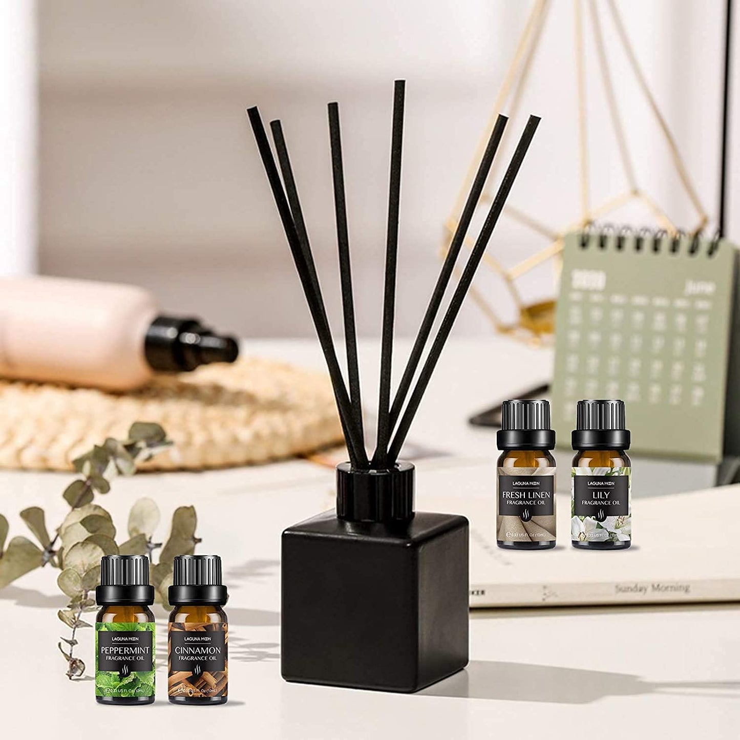 Fragrance Oils Gift Set TOP 16 Aromatherapy Premium Grade Oils Kit Fragrance Oils for Candle Making, Soap Making, Diffuser, Perfume, Bath - 10ml/Bottle