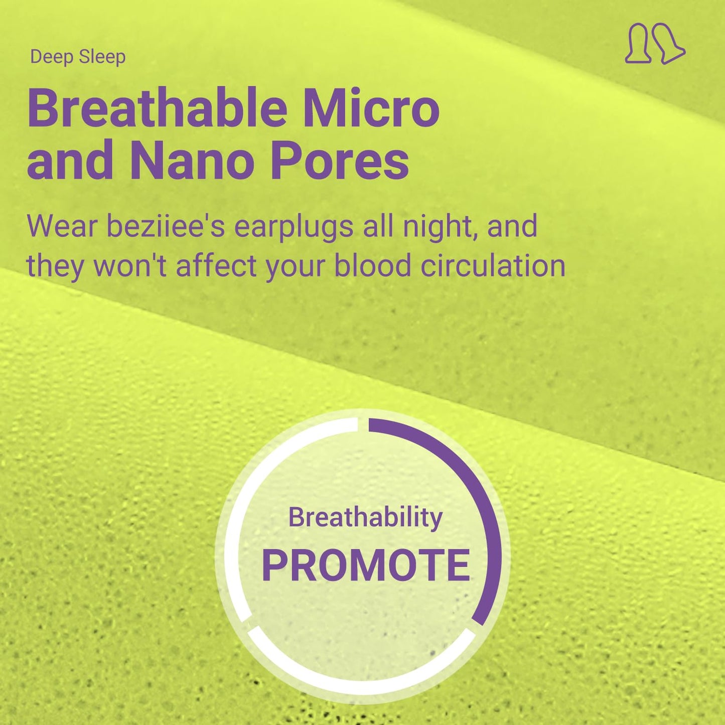 BEZIIEE Ear Plugs for Sleep: 2025 NeuroFusion™ Edition Design for Side Sleepers,Anxiety Relief & Noise Sensitivity- 36dB Silence Burst Tech for 8-Second Sleep™