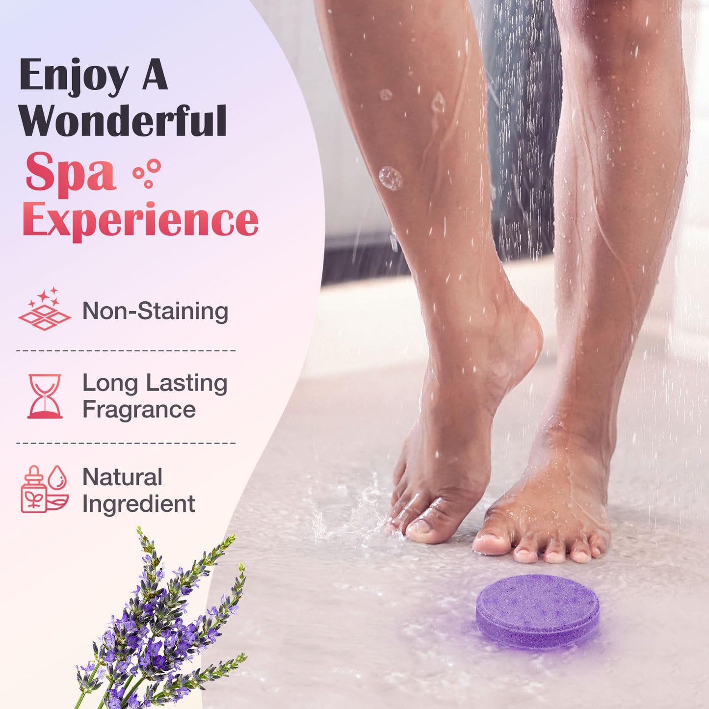 Qivatex Gifts for Women: Shower Steamers Aromatherapy, Birthday Gifts for Women, Mum, Nanny, Girls, Teen SPA Stress Relief Bath Bombs Set Personalised Gift (8 Scents)