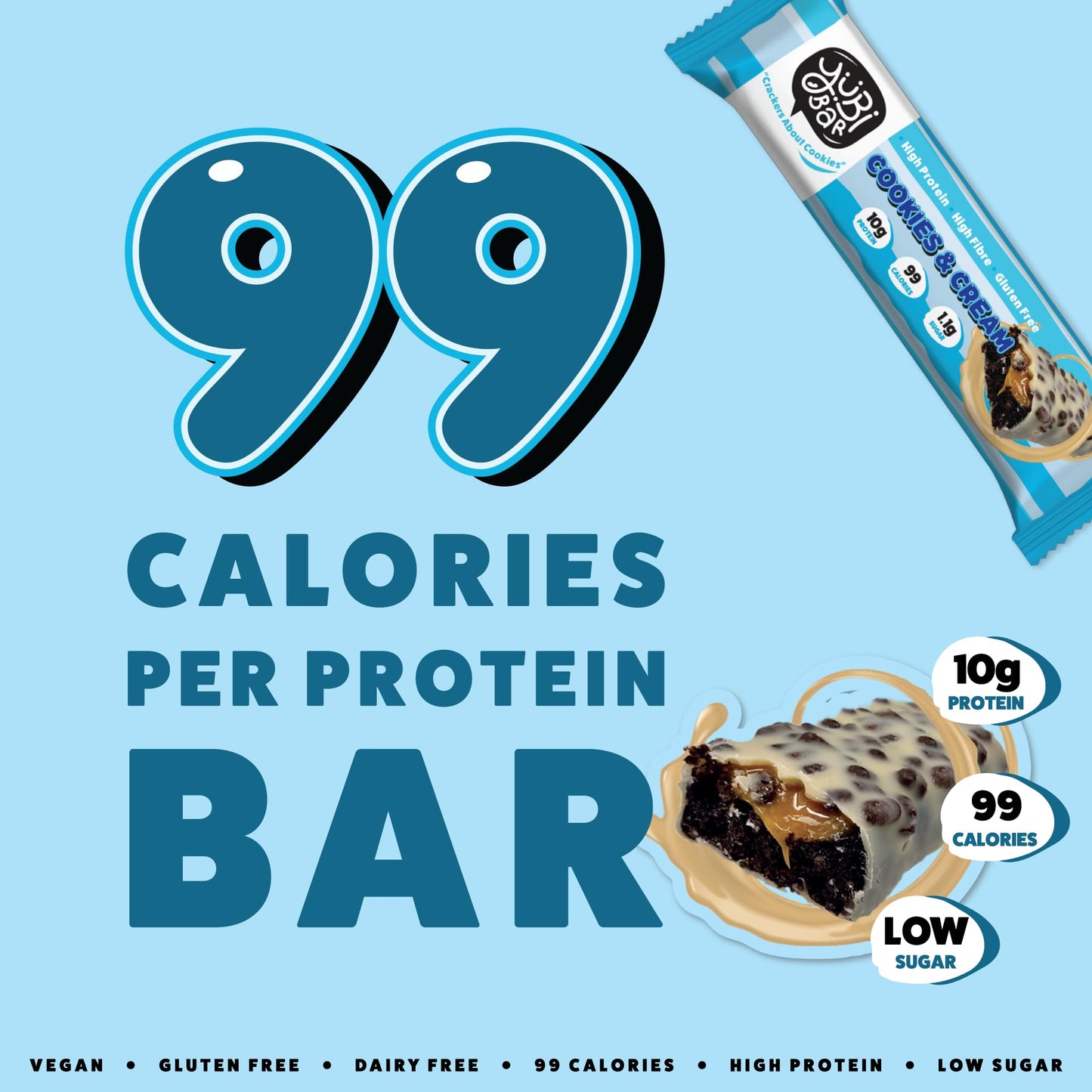 YuBi Variety Box 12-Pack 99 Calorie Protein Bars | TRYTLION