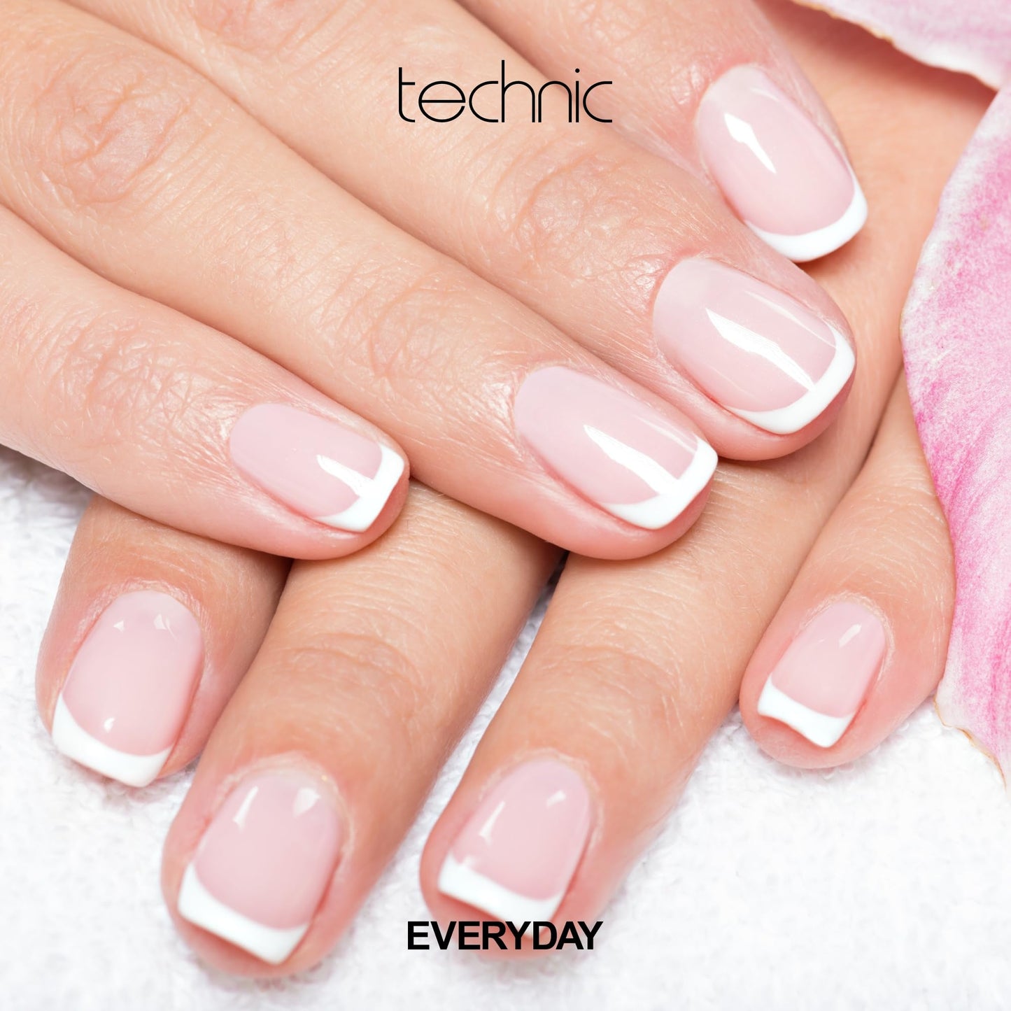 Technic French Manicure 12Pc Beauty Case - Contains Everything to Create The Classic French Manicure in Minutes - Portable Carry Case Perfect for Gift or Travel