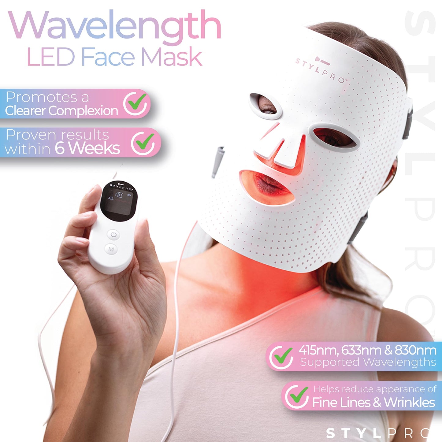 STYLPRO Wavelength LED Face Mask – Multi-Mode Light Therapy